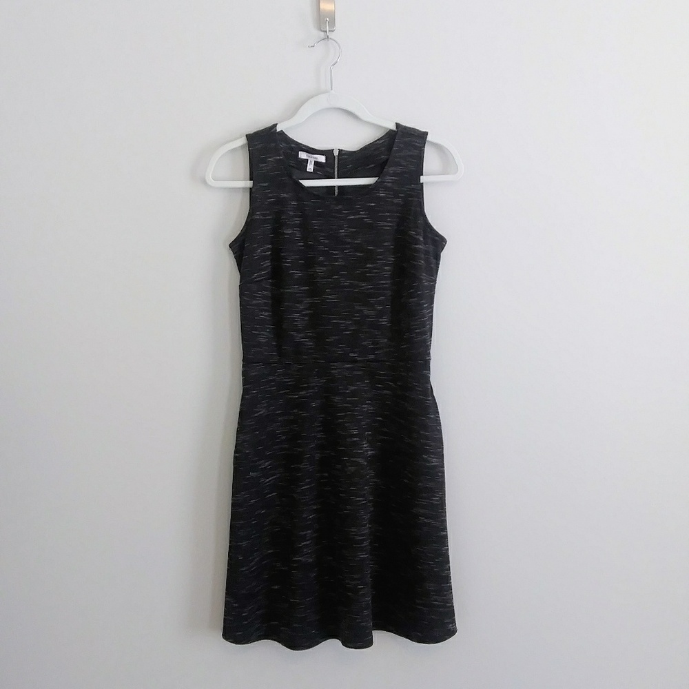 Dark Gray Ponte Dress with Pockets
